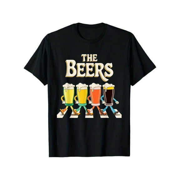 The Beers Funny Road Music And Beer Lovers Men Women T-Shirt, mens clothes, mens t shirts 100%cotton, S-XXXL