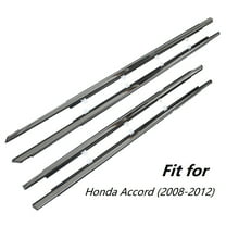 Fit for Honda Accord 2008-2012 Window Weatherstrips, Exterior Trim Seal Strips (4 Pcs)