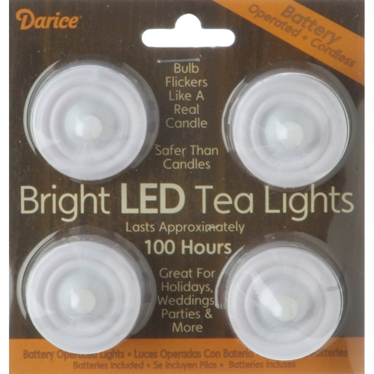 Led Tea Lights 4/Pkg Walmart Canada