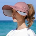 thumbnail image 2 of Sun Hat Lady Sun Protection Big Sun Hat UV Protection Bike Running Sun Hat(2pack), 2 of 3