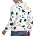 thumbnail image 6 of Cauagu Turtles And Corals for Men's Pullover Hooded Sweatshirt Athletic Casual Hoodie Aautumn Hoodie Sweatshirt for Men Pullover Casual Hooded Sweatshirt-X-Large, 6 of 7