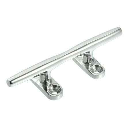 4 Inch 100mm Stainless Steel Flagpole Cleat Hook Deck Cleat Rope Cleat Handle Universal for Marine Boat Ship