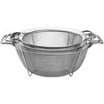thumbnail image 3 of TRAHOO-Colanders and Strainers Set of 3, Stainless Steel Mesh Strainer Basket with Handle, Stackable Mesh Footed Colander for Rinse Food, Fruit, Vegetable, Strain, Drain (2.5/3/5 Quart), 3 of 4