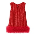 thumbnail image 5 of UYYX Party Dress For Girls Girls Green Dress Girls Sequin Dress Sleeveless Party Formal Graduations Fancy Tween Girls Dresses 2-3 Years, 5 of 9