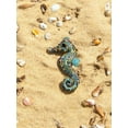 thumbnail image 3 of Crystal Seahorse Brooch, Teal, Blue, Green, Pink Rhinestone Pin, 3 of 3