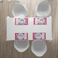 thumbnail image 4 of Ambesonne Fruit Place Mats Set of 4, Pop Art Style Strawberry, Standard Size, Pale Pink Magenta, 4 of 4