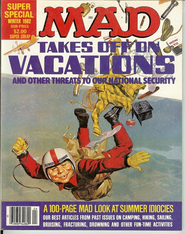 MAD Magazine Vintage Collectible HIGH GRADE Super Special Winter 1982