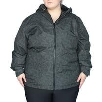 Snow Country Outerwear 1X-6X Women's Plus Size Printed Wind Breaker Rain Jacket