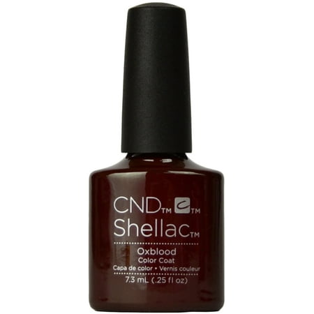 CND Shellac Gel Polish 0.25 oz - Oxblood (Best Red Shellac Color)