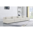thumbnail image 2 of Meridian Furniture Canapé Modulaire en Lin Durable Crème Cube, 2 of 3