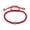 Red/Silver, variant on Adjustable Nylon Braided Stainless Steel Bracelet Hamsa Fatima Black Red Z149