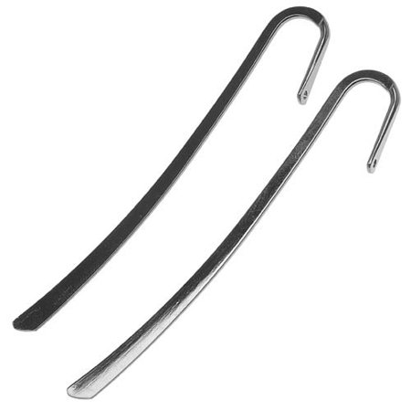 - Gun Metal Plated Bookmark - Fun Craft Beading Project 3.35 Inches (2)
