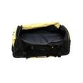 thumbnail image 4 of Travelers Club 30" Drop-Bottom Rolling Duffel with Telescopic Handle, Black/Yellow, 4 of 11