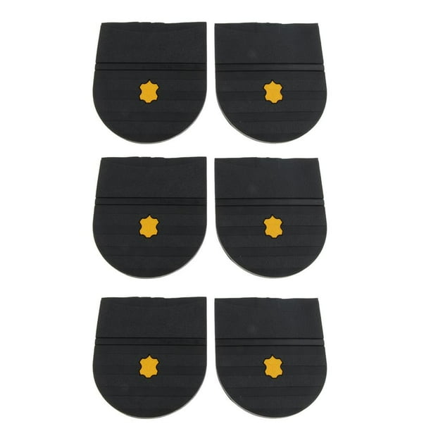 Almohadillas para tacones Hugo suelas de goma para medio zapato antideslizante 3 pares