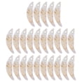 thumbnail image 1 of 25 colgantes de dientes de lobo de plástico para hacer joyas, dijes para pulseras, collares, pendientes y decoraciones para disfraces de Halloween., 1 of 8