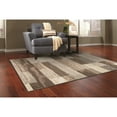 thumbnail image 2 of L'Baiet Serena Brown Striped 2' x 3' Rug, 2 of 5