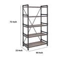 thumbnail image 6 of Industrial Looking Bookshelf, Rustic Oak & Black, 6 of 10