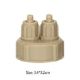 thumbnail image 2 of Tapa de botella Aquarium CO2 Generador Tank de pescado Diy Difusor de aire Calibre, 2 of 6