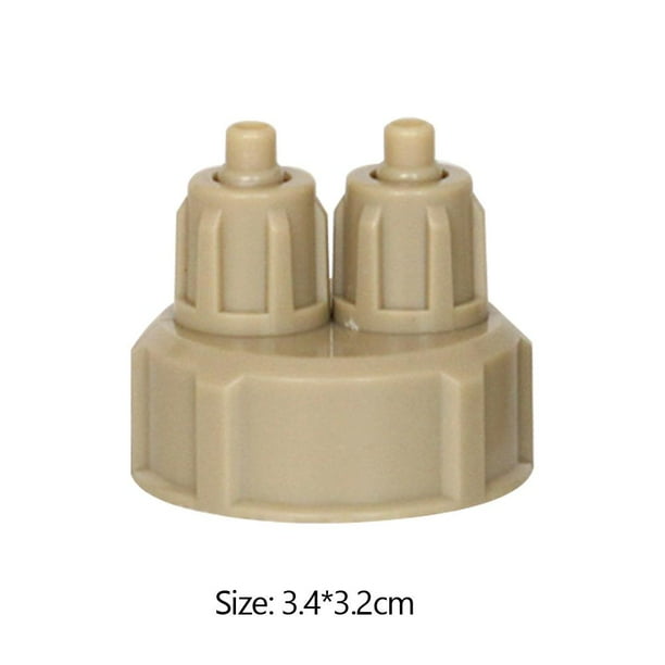 Generador de CO2 para acuario, tapa de botella, tanque de peces, medidor de válvula difusora de aire DIY Ndcxsfigh Libre de BPA