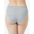 thumbnail image 3 of Joyspun Women's Infinite Comfort Stretch Hipster Panties, 3-Pack, Sizes XS to 3XL, 3 of 3