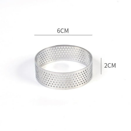 

Round Stainless Steel Cake Mold Mousse Cake Tart Ring Circle Mold Baking Tool