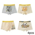 thumbnail image 2 of Esaierr Kids Boys Boxer Briefs Underwear Youth Underwear for 3-18Y 4Pcs Big Little Boys Underpants Cotton Brief Soft, 2 of 7