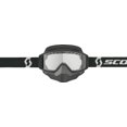 thumbnail image 3 of Scott Split OTG Snowcross Goggles Black/White w/Clear Lens, 3 of 3