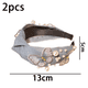 thumbnail image 2 of Diadema de perlas anudadas, accesorios para el cabello con forma de mariposa, diademas para niñas, diadema con nudo superior linda a la moda sin deslizamiento, 2 of 5