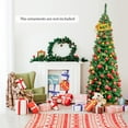 thumbnail image 4 of Costway 7.5ft Pre-Lit Hinged Pencil Christmas Tree 350 Multicolor Lights, 4 of 10