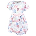 thumbnail image 4 of Touched by Nature Girls Organic Cotton Dress and Cardigan, Flower Market, 3T, 4 of 5