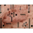 thumbnail image 4 of oneOone Cotton Poplin Dusty Rose Fabric Square & Triangle Geometric Sewing Material Print Fabric By The Yard 42 Inch Wide, 4 of 4