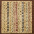 thumbnail image 1 of Ahgly Company Machine Washable Indoor Square Abstract Sienna Brown Area Rugs, 7' Square, 1 of 7