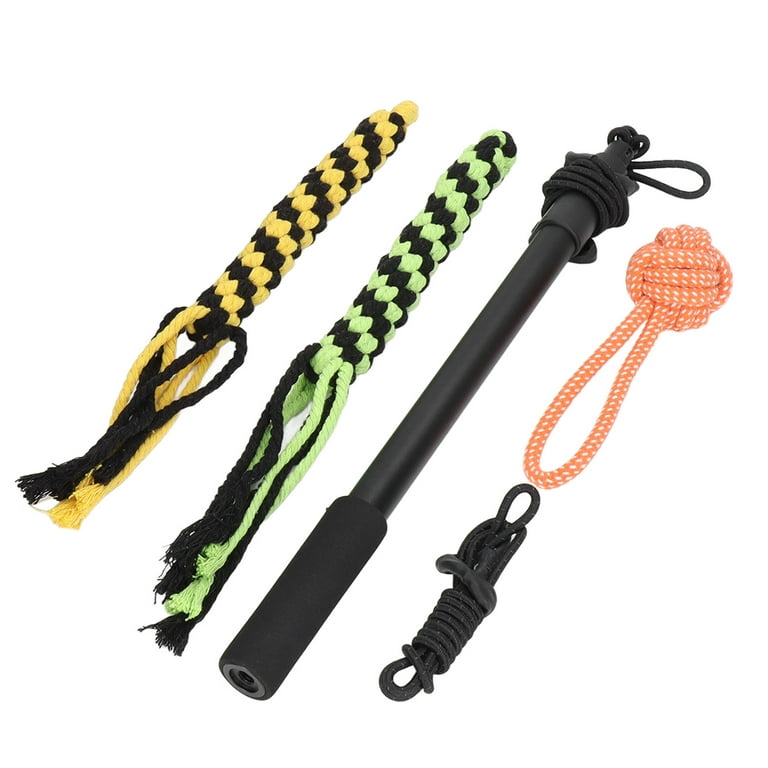 Swift Paws SwiftPaws Flirt Pole Toy - For Dogs - Extendable to 48A and  collapsible to 16A - All Aluminum + Paracord Line - Provides Exercis
