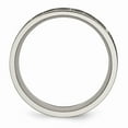 thumbnail image 3 of Titanium Flat 8mm Laser Design Polished Band, 3 of 4