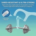 thumbnail image 2 of Dental Floss Picks Extra Strong Flosser Pick Toothpicks Fresh Mint 200 Count, 2 of 4