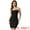 Black, variant on Unique Bargains Women's Strapless Cocktail Party Sweetheart Neck Mini Bodycon Dress L White
