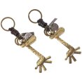 thumbnail image 4 of MasteelfCA 2Pcs Animal Cartoon Key Chain Ring Giraffe Keyring for Women Men Boys Girls, 4 of 7