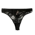 thumbnail image 2 of Victoria's Secret Very Sexy Shine Rhinestone Band Mid-rise Thong Black Lace Size Medium NWT, 2 of 2
