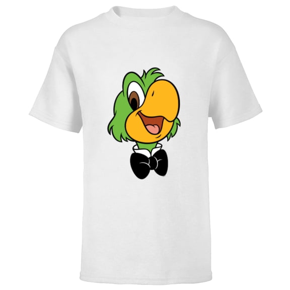 Disney José Carioca Three Caballeros Trip Matching Big Face - Short Sleeve T-Shirt for Kids - Customized-White