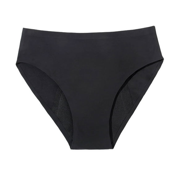 Paiwinds Women’s Period Bikini Bottoms, High Waist 4-Layer Leak-Proof Protection, Soft Cotton Menstrual Briefs for Full Coverage, Size XS-4XL