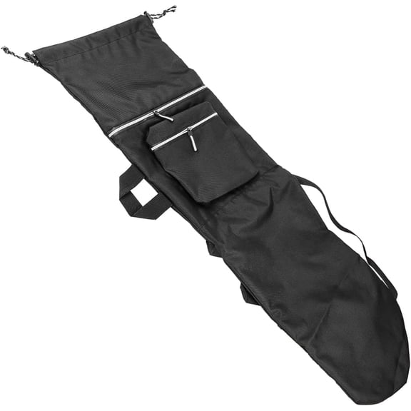 Skateboard Backpack Waterproof Shoulder Bag, Tote Longboard Carrying Bag for Travel Men and Women Beginners, Lightweight Waterproof Yoga Bag, Black