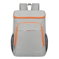 thumbnail image 1 of Mochila Térmica Oxford Con Aislamiento para Ahorrar Espacio Mochila Almacenamiento (gris Naranja), 1 of 7