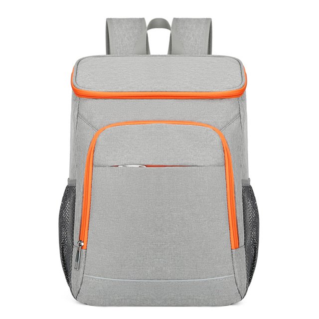 Mochila Térmica Oxford Con Aislamiento para Ahorrar Espacio Mochila Almacenamiento (gris Naranja)