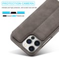 thumbnail image 7 of SaniMore for iPhone 14 Pro 6.1" Case [RFID Blocking], Camera Protection Card Slot Ultra-Thin PU Leather Magnetic Wallet Cover with Practical Bracket Shockproof Protective Shell, Coffee, 7 of 7