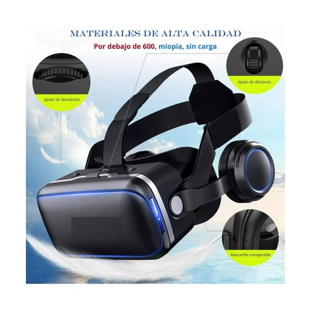 Lente De Realidad Virtual 3d Para Móvil negro Con Control