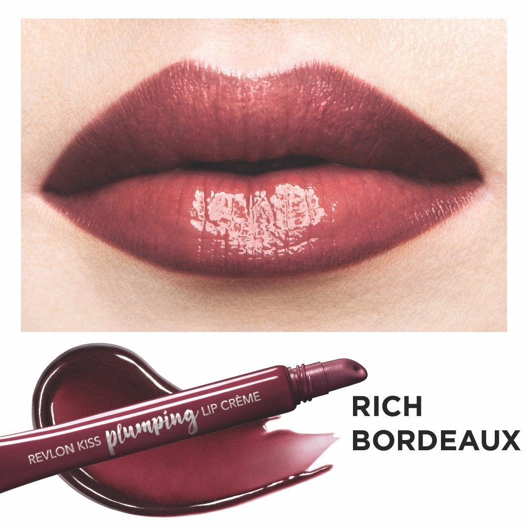 Revlon Kiss Plumping Lip Creme, Rich Bordeaux - image 5 of 6
