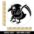 thumbnail image 2 of Reaper Raven Hood Scythe Self-Inking Rubber Stamp Ink Stamper - Blue Ink - Large 1-1/2 Inch, 2 of 7