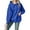 Blue, variant on ManxiVoo Women's Thick Sleeve Hooded Sweater Coat Style Top for Autumn and Winter New Comfort Wear L Size Beige