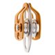 thumbnail image 3 of Polea oscilante lateral de escalada 32KN Cuerda de rodamiento de bolas Bucle coaxial doble Accesorios de seguridad de rescate Suministros seguros profesionales Oro Eigraketly OD002820-03, 3 of 7
