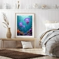 thumbnail image 6 of Diamond Art Kit for Adults, Jellyfish Ocean Coral Butterfly Scene Diamond Painting for Adults Beginners, 5D DIY Diamond Art Painting Kits, Colorful Diamond Painting Craft for Home Decor 12x16, 6 of 7